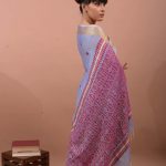 COTTON BLUE HANDWOVEN SAREE 1