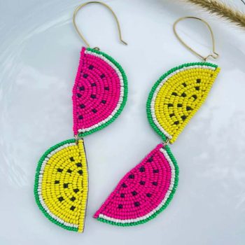Water Melon Earrings